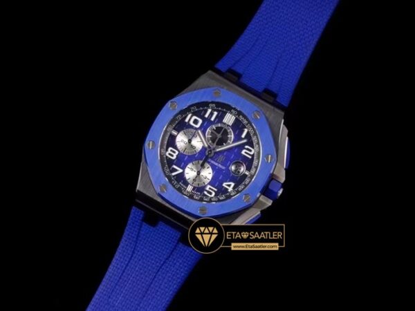 Ap0735a audemars piguet royal oak offshore 26405ce.00.a030ca.01 blue super clone eta 02 02