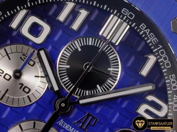 Ap0735a audemars piguet royal oak offshore 26405ce.00.a030ca.01 blue super clone eta 04 04