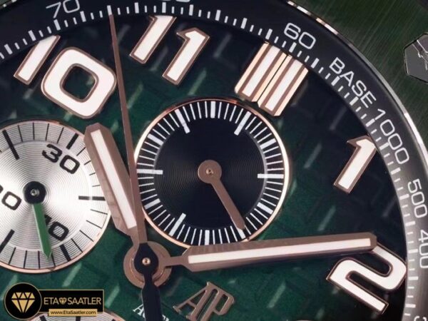 Ap0735b audemars piguet royal oak offshore 26405ce.00.a030ca.01 green super clone eta 04 03