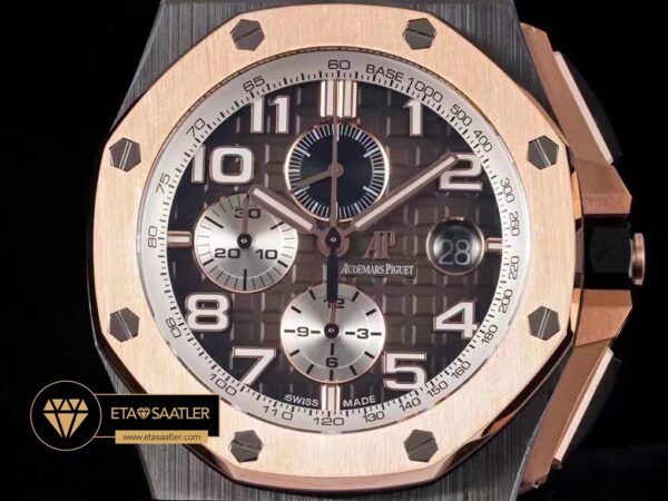 Ap0735c rose audemars piguet offshore chrono 26405nr.00.a002ca.01 rose super clone eta (3) 03