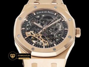 Audemars Piguet Royal Oak 15407ST İskelet Kadran 18K Super Clone Eta