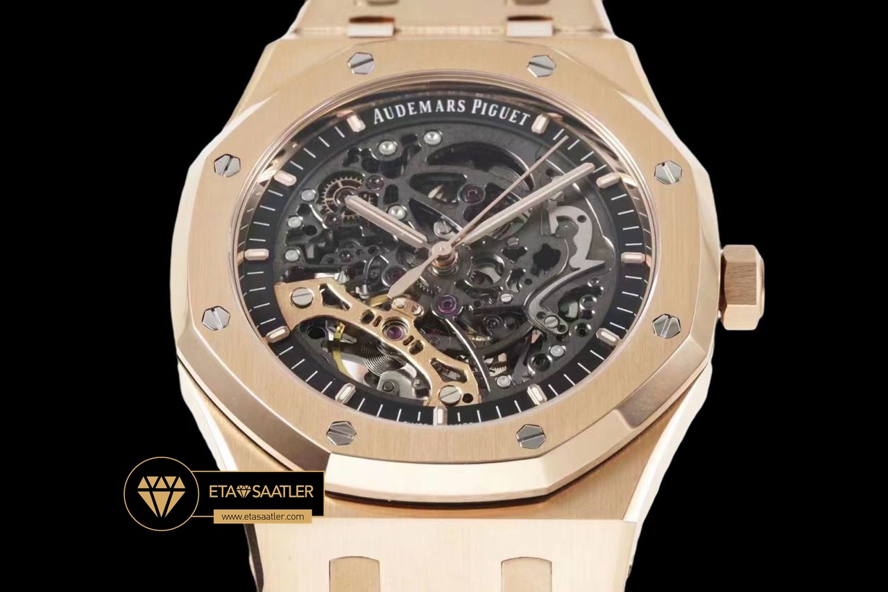 Audemars Piguet Royal Oak 15407ST İskelet Kadran 18K Super Clone Eta