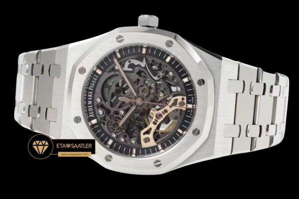 Ap0743 audemars piguet royal oak 15407st İskelet kadran super clone eta (4) 03