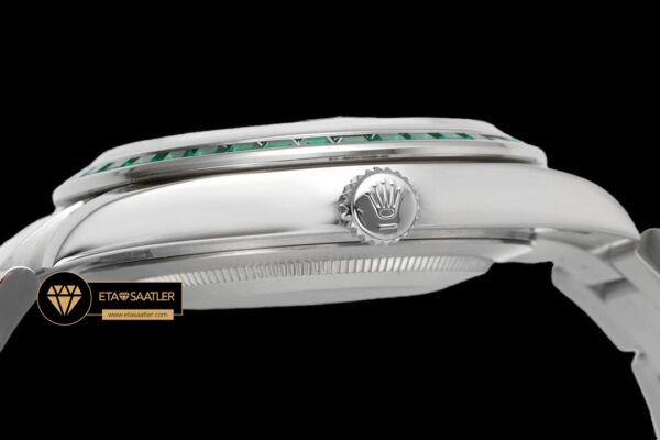 Rolex Datejust Yeşil Taşlı Bezel 41mm Taşlı Kadran Jubile 3235 Super Clone ETA