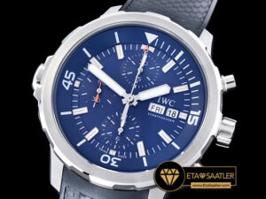 Iwc0348 Aquatimer Chronograph Ssru Blue V6f Asia 7750 Iwc0348