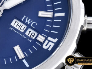 Iwc0348 Aquatimer Chronograph Ssru Blue V6f Asia 7750 Iwc0348 2