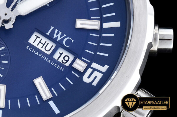 Iwc0348 aquatimer chronograph ssru blue v6f asia 7750 iwc0348 2