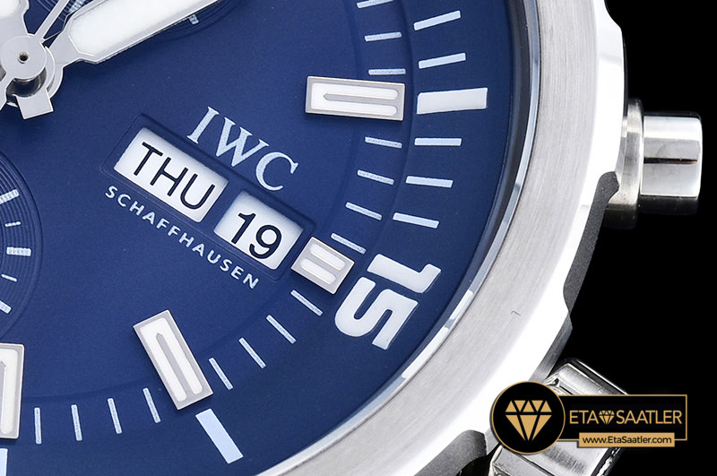 Iwc0348 Aquatimer Chronograph Ssru Blue V6f Asia 7750 Iwc0348 2