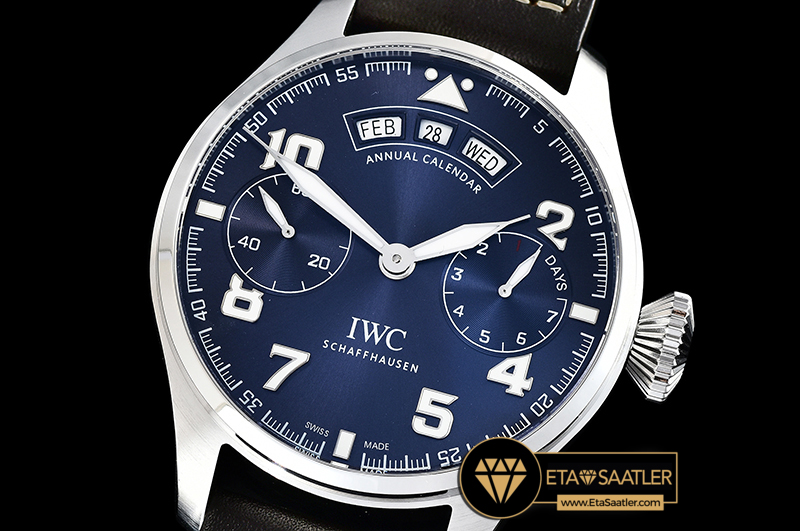 Iwc0387a Big Pilot Annual Cal. Lpp Ssle Blue Ylf A52850 Iwc0387a