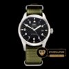 IWC Pilot Classic Tribute Mark XI Siyah Kadran Yeşil Nato Kordon Clone ETA