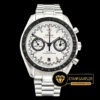 Omega SpeedMaster MoonWatch Chronograph Çelik Kordon Beyaz Kadran ETA