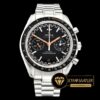 Omega SpeedMaster MoonWatch Chronograph Çelik Kordon Siyah Kadran Turuncu Gösterge ETA