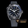 Omega Planet Ocean GMT Deep Black Mavi Seramik Bezel DLC Kaplama ETA