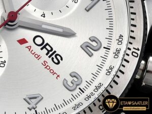 Or009 Oris Calobra Chronograph Ltd Ed Ssle Silv Wht Jap Qtz 02 02