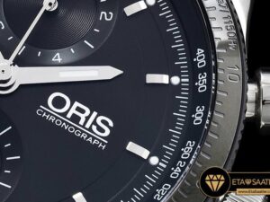 Or010 Oris Calobra Chronograph Ltd Ed Pvdssle Blk Jap Qtz 02 02