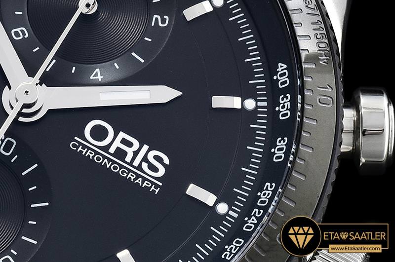 Or010 Oris Calobra Chronograph Ltd Ed Pvdssle Blk Jap Qtz 02 02