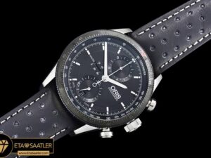 Or010 Oris Calobra Chronograph Ltd Ed Pvdssle Blk Jap Qtz 08 08