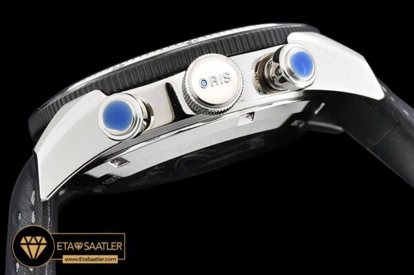 Or010 Oris Calobra Chronograph Ltd Ed Pvdssle Blk Jap Qtz 10 10