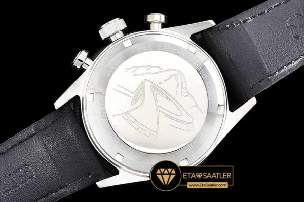 Or010 Oris Calobra Chronograph Ltd Ed Pvdssle Blk Jap Qtz 12 12