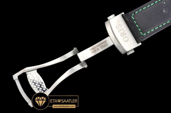 Or011 Oris Calobra Chronograph Ltd Ed Green Ssle Blk Jap Qtz 03 03