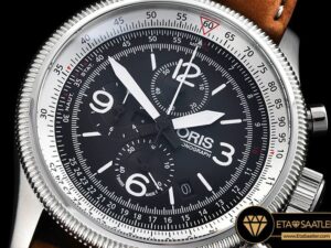 Or012 Oris Swiss Hunter Team Ssle Black Jap Qtz Chrono 06 06