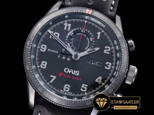 Or013 Oris Audi Sport Chronograph Pvdle Black Jap Qtz Chrono 01 01