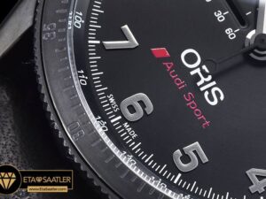 Or013 Oris Audi Sport Chronograph Pvdle Black Jap Qtz Chrono 06 06