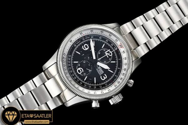 Or014 Oris Swiss Hunter Team Ssss Black Jap Qtz Chrono 07 07