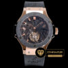 Hublot Big Bang Tourbillon Pembe Altın Kasa Seramik Bezel İskelet Kadran ETA