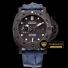 Panerai Luminor Submersible CarboTech PAM979RU Karbon Kasa Timsah Derisi Kordon ETA