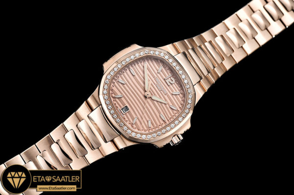 Pp0272a patek nautilus 33mm diam rgrg rose gold pf miyota 9015 pp0272a 4