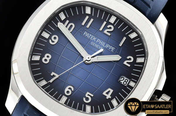 Pp0288 aquanaut ref.5168 42mm ssru bluenum pf asia 2824 mod pp0288 3