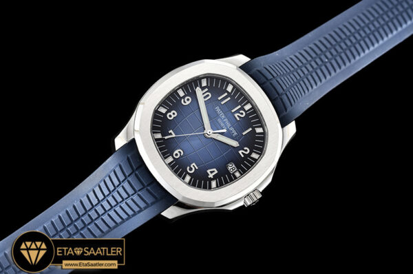Pp0288 aquanaut ref.5168 42mm ssru bluenum pf asia 2824 mod pp0288 4