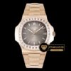 Patek Philippe Nautilus 5711 Taşlı Rose Kasa Gri Kadran ETA