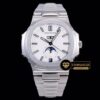 Patek Philippe Nautilus GMT MoonPhase Çelik Kasa Beyaz Kadran ETA