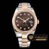 Rolex Datejust II 126331 Rose-Çelik Kahve Taşlı Kadran 904L 1:1 Clone ETA