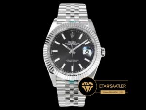 Rolex Datejust 3235 Clean Factory 41mm Siyah Kadran Jubile 3235 Super Clone ETA