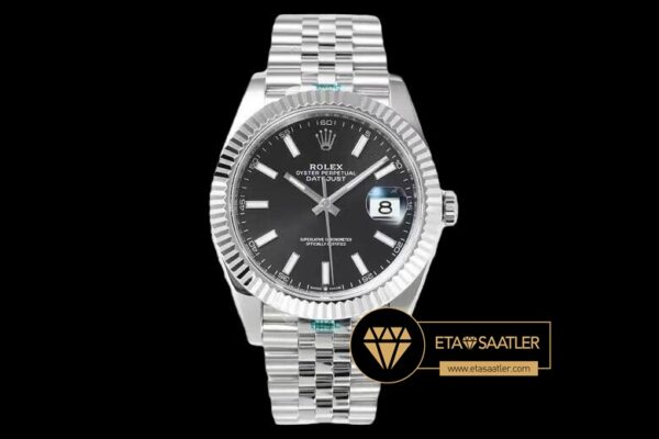 Rolex Datejust 3235 Clean Factory 41mm Siyah Kadran Jubile 3235 Super Clone ETA