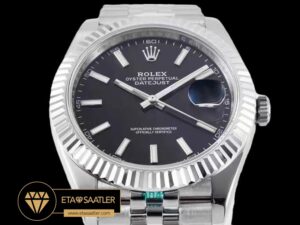 Rolex Datejust 3235 Clean Factory 41mm Siyah Kadran Jubile 3235 Super Clone ETA