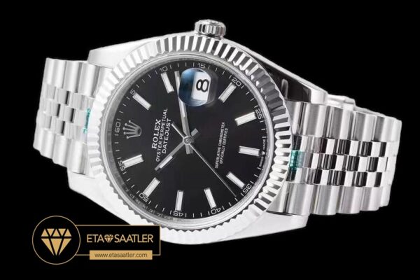 Rolex Datejust 3235 Clean Factory 41mm Siyah Kadran Jubile 3235 Super Clone ETA