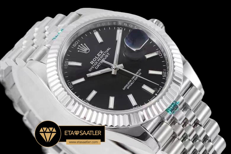 Rolex Datejust 3235 Clean Factory 41mm Siyah Kadran Jubile 3235 Super Clone ETA