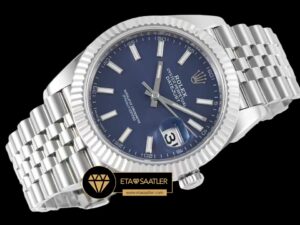 Rolex Datejust Mavi Kadran 41mm Jubile 3235 Super Clone ETA