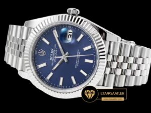 Rolex Datejust Mavi Kadran 41mm Jubile 3235 Super Clone ETA