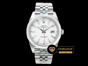 Rolex Datejust Beyaz Kadran 41mm Jubile 3235 Super Clone ETA