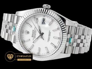 Rolex Datejust Beyaz Kadran 41mm Jubile 3235 Super Clone ETA