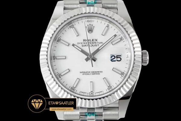 R2dj0406g rolex datejust beyaz kadran 41mm jubile 3235 super clone eta (6) 06