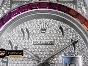 Rolex Datejust Arap Rakamlı Pırlanta Kadran 41mm 3235 Super Clone ETA