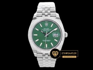 Rolex Datejust 41mm Yeşil Kadran 3235 Jubile Super Clone ETA