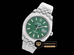 Rolex Datejust 41mm Yeşil Kadran 3235 Jubile Super Clone ETA