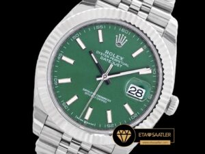 Rolex Datejust 41mm Yeşil Kadran 3235 Jubile Super Clone ETA